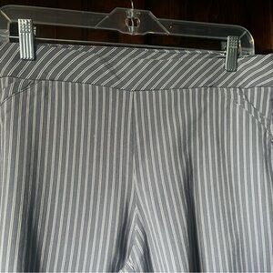 Liz Claiborne Gray Pinstripe Trousers